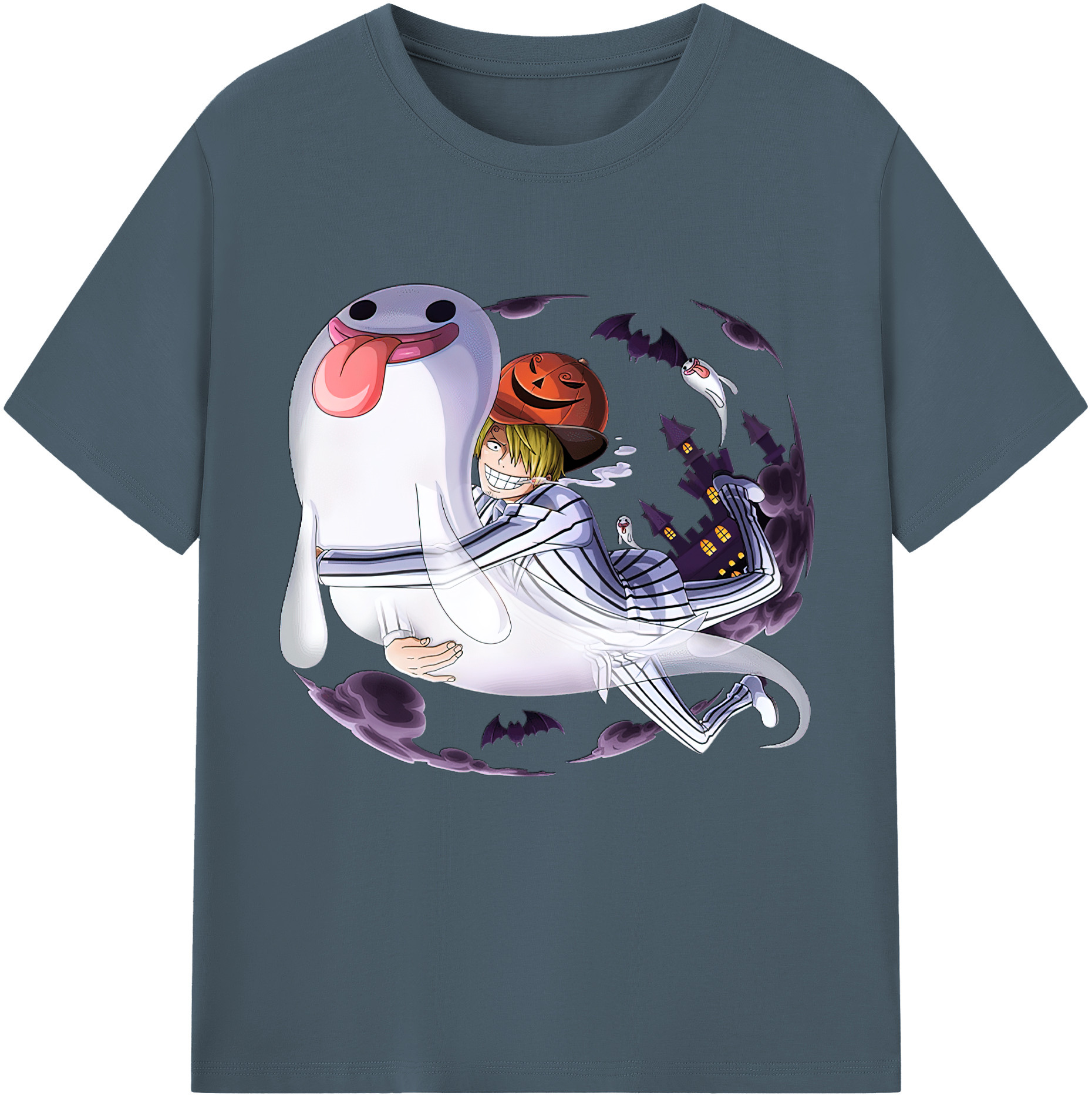ワンピース サンジ ONE PIECE Sanji 綿100％半袖Tシャツ（フロントプリント）